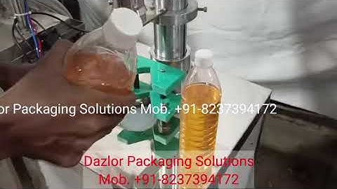 Semi Automatic Screw Capping Machine | Bottle Capping Solution | Screw Capping Machine
