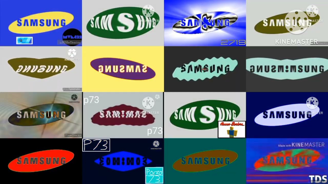 Samsung Logo History Superparison 2