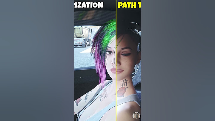 Rasterization vs Path Tracing (Cyberpunk 2077)
