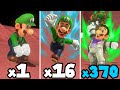 Luigi Odyssey but every MOON makes him POWERFUL! (Super Mario Odyssey Modded Challenge)