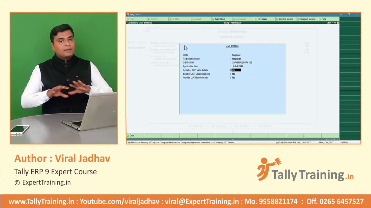 03 How To Activate GST In Tally ERP9 Software GST Accounting Entry In 03-how-to-activate-gst-in-tally-erp9-software-gst-accounting-entry-in