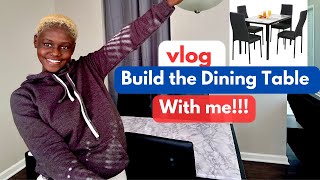 Vlog: Build the Dining Table from Amazon with me ! #amazon #dining #table #lego