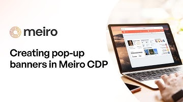 How to create a pop up banner in Meiro CDP