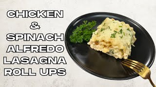 Cookmas Day 4 | Easy Chicken Lasagna Roll Ups