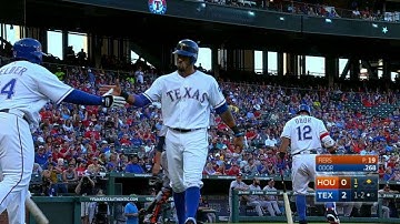 HOU@TEX: Desmond scores from third after a wild pitch