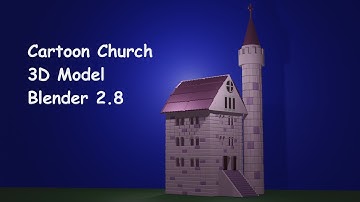 Blender 3d Modeling Castle (Beginner Skill) Game Scene