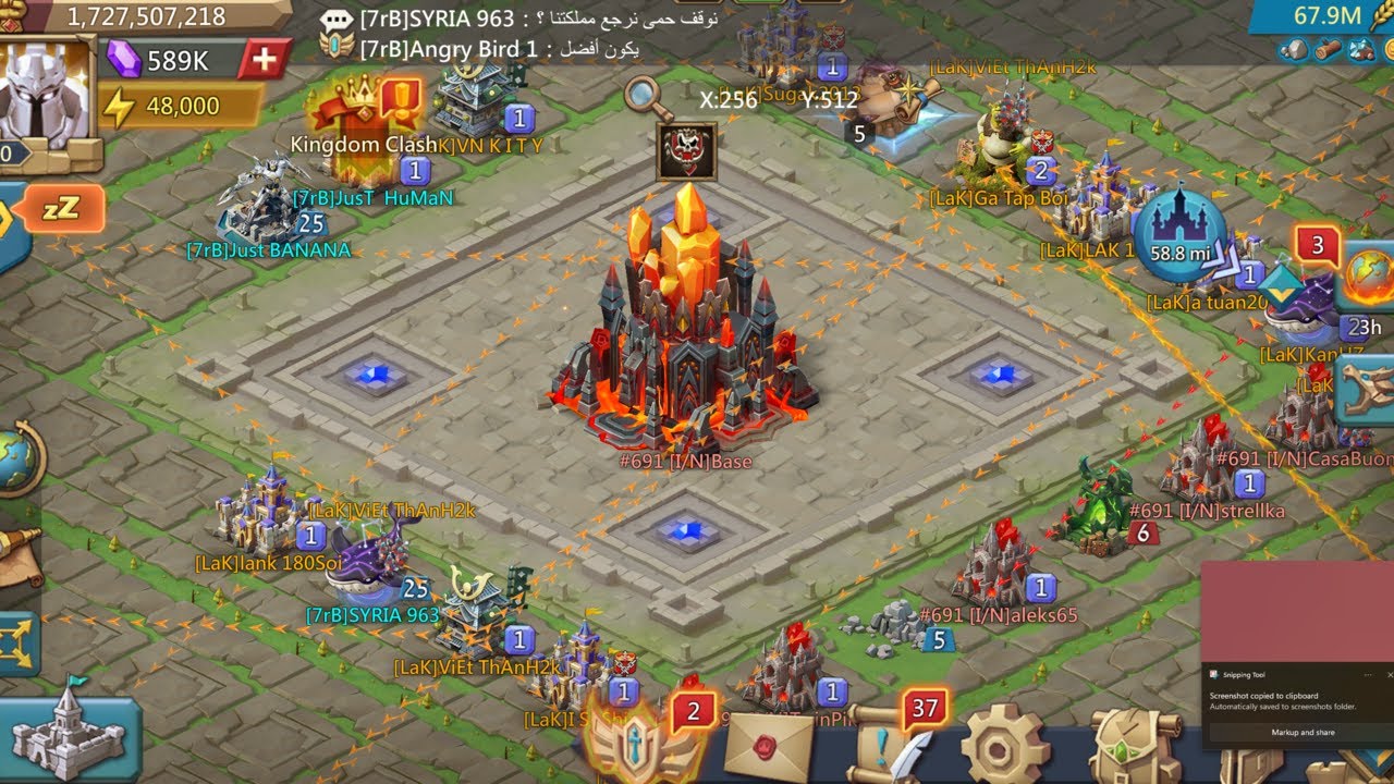 Lords Mobile - KvK Highlights - 9mil Hit - YouTube
