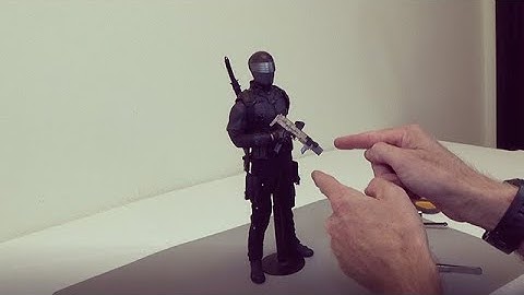 Sully Talks Kitbashes with a 1/6 scale Custom GI Joe Snake Eyes Action Figure