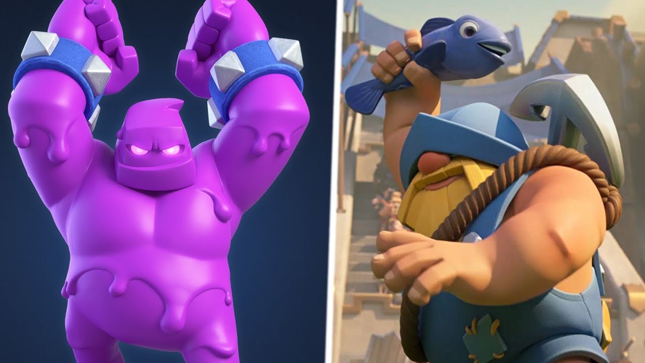 clash royale, clash royal, clash royale 2019, mazo golem de elixir, m...