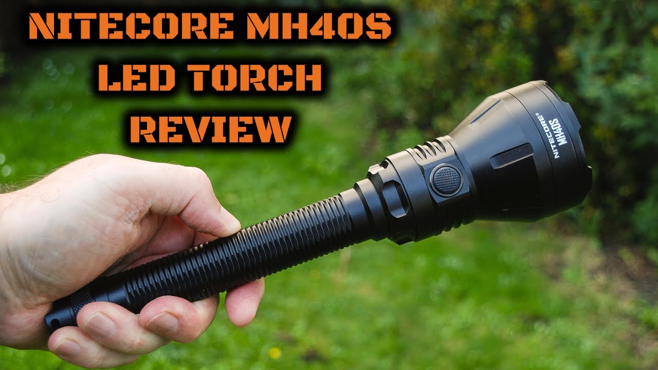 Nitecore - MH40S Torche rechargeable USB-C + telecommande sans fil - 1500  lumens et 1500 metres - LED