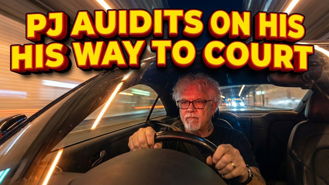 PJ Audits is live and on his way to Court