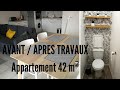 Mon appartement tour AVANT / APRES TRAVAUX pour de la location courte durée.