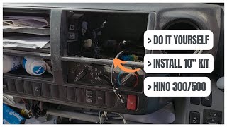 Fearless DIY: Install PLUG & PLAY 10' car stereo HINO TRUCK 300/500 Wireless Carplay & Android Auto