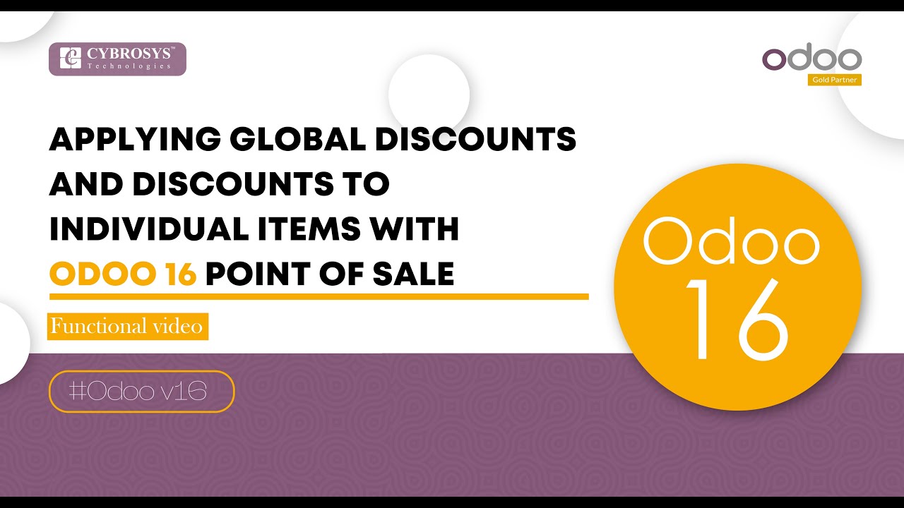 Applying Global Discounts & Discounts to Individual items with