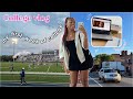 college vlog | My first week of school (game day, exploring DC, in person classes)