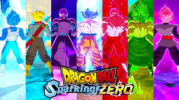 Dragon Ball Sparking Zero - All Ki Charge Animations / Aura