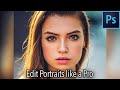 How To EDIT PORTRAITS LIKE A PRO!! Photoshop Retouching Tutorial with RAW file to practice on!!