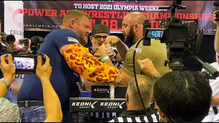 Cody Merritt vs Dave Chafee at Olympia Arm Wrestli...