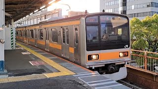 JR東日本中央快速線209系トタ82編成快速東京行き阿佐ヶ谷駅発車(2023/5/12)