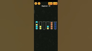 Ball sort Puzzle level 19(beginners),#shorts,#youtubeshort,#shortvideo,#KingShaktie,#short,