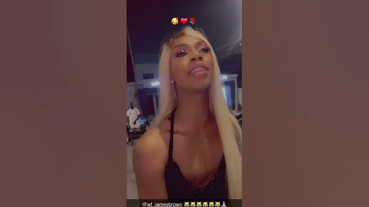 The moment James brown spot in a video throwing shade on bob risky  that her time don pass