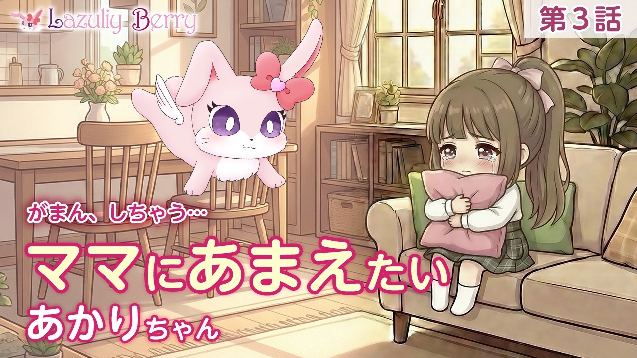 【絵本】第3話：あかりちゃんと愛のタネ✨｜ママに甘えたいのに言えない…愛の一歩💕【読み聞かせ】