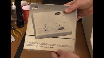 Retro Unboxing - Tandy DCM 6 MODEM