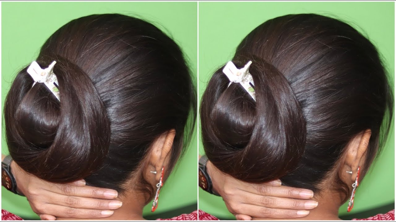 Pin by Simar on Hair | Bridal hair buns, Engagement hairstyles, Huge hair