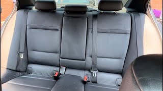 BMW E90 Rear folding seats retrofit install removal lci and pre-lci 3 series saloon