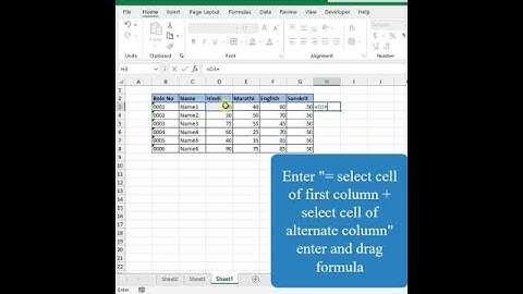 Sum alternative cell in excel | Excel tips nd trick | sum in excel | Office_Pro