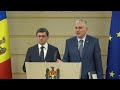 Briefing susținut de Președintele Fracțiunii PAS Blocul ACUM, Igor Grosu și Președintele Fracțiunii