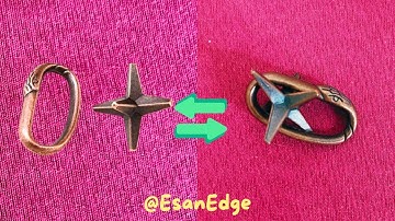 Solving the Snake & Star Hanayama Cast Puzzle 🐍⭐️ Metal Brain Teaser Challenge