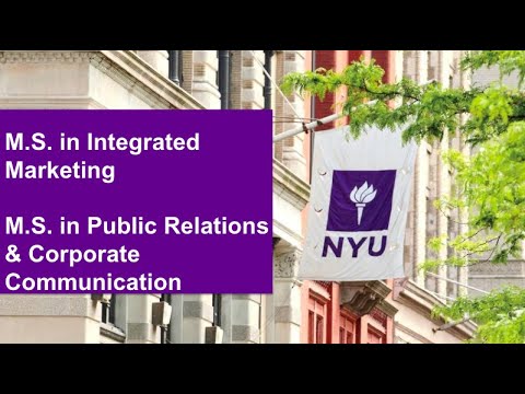 NYU SPS Integrated Marketing & Communications Virtual Information Session [October 07, 2020]