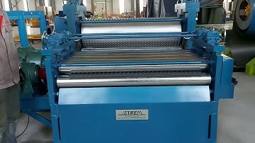 Steel Diamond Plate roll forming machine ms checkered plate metal embossing machine