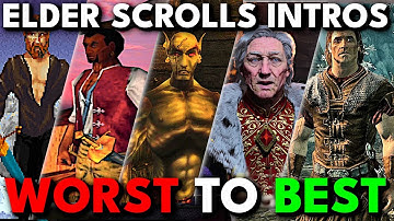 Every Elder Scrolls Intro RANKED Worst to Best