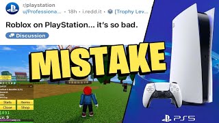 Roblox on the ps5. My thoughts : r/playstation