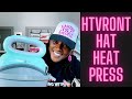 How to Use a Hat Press: Unboxing and First Use of the HTVRONT Hat Press #hatpress #htvront