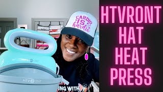 How to Use a Hat Press: Unboxing and First Use of the HTVRONT Hat Press #hatpress #htvront
