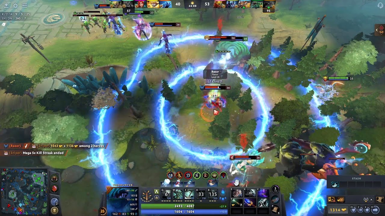 TideHunter and the Most Effortless Team Tank | Aghs Rush