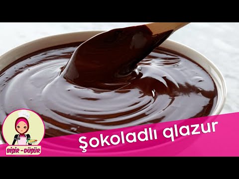 Şokoladlı qlazur (çikolatalı sos)(шоколадный соусом)