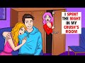 I Spend the Night in My Crush Closet | My Animated Story