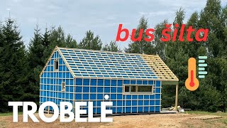 Statau Trobelę #3. Pasiruošimas apdailai #tinyhouse