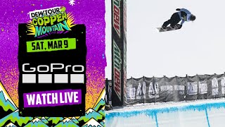 GoPro LIVE: Men’s Ski + Women’s Snowboard Superpipe Final | Dew Tour Copper 2024