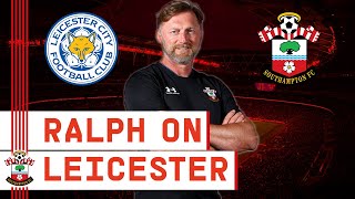 PRESS CONFERENCE: Hasenhüttl assesses Leicester cup clash