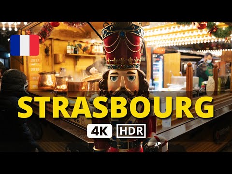 👏🏼 STRASBOURG FRANCE Walking Tour 4k 60fps UHD (Discover the Magic of CHRISTMAS in ALSACE) 😍