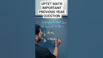 UPTET Math Important Previous Year Question #uptet2025 #uptet2025 #ctet #ctet2025 #mptet