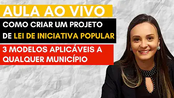 Como um cidadão pode propor um projeto de lei municipal?