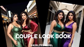 4K Silk And Sequins: Ai Indian Model's Clothing Glam  | Plus Size Model #Couple #Beauty  #Viral