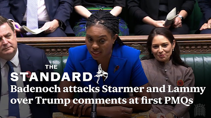 PMQs: Badenoch attacks Starmer and Lammy over Trump comments at first PMQs as Tory leader