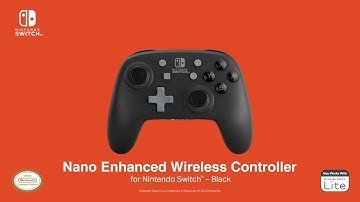 Nano Enhanced Wireless Controller for Nintendo Switch - Black